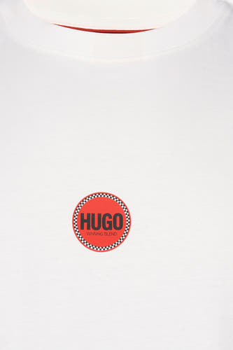 T-shirt (korte mouwen) Ecru - HUGO