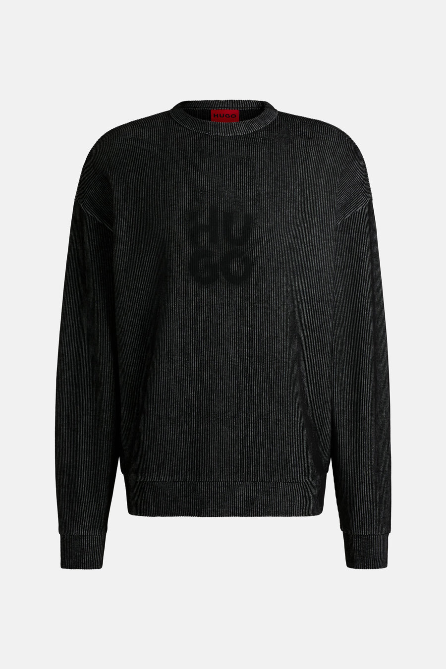 Sweater met ronde hals Zwart - HUGO