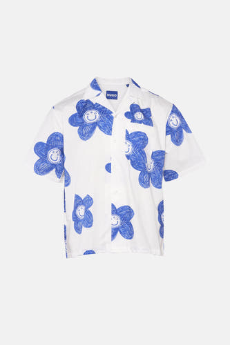 Hemd (korte mouwen) Blauw - HUGO BLUE