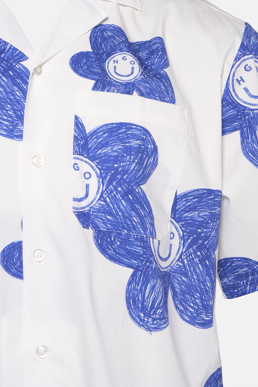 Hemd (korte mouwen) Blauw - HUGO BLUE
