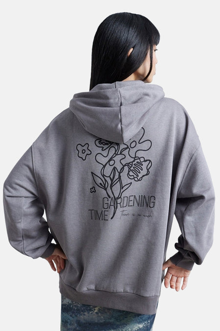 Sweater met kap Grijs - 24 colours GmbH