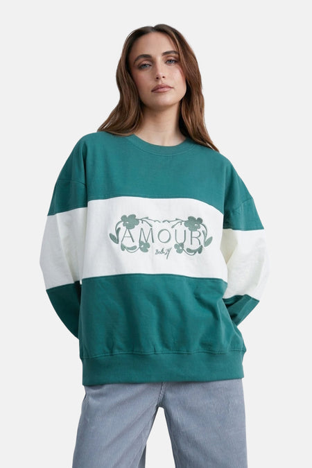Sweater met ronde hals Groen - 24 colours GmbH