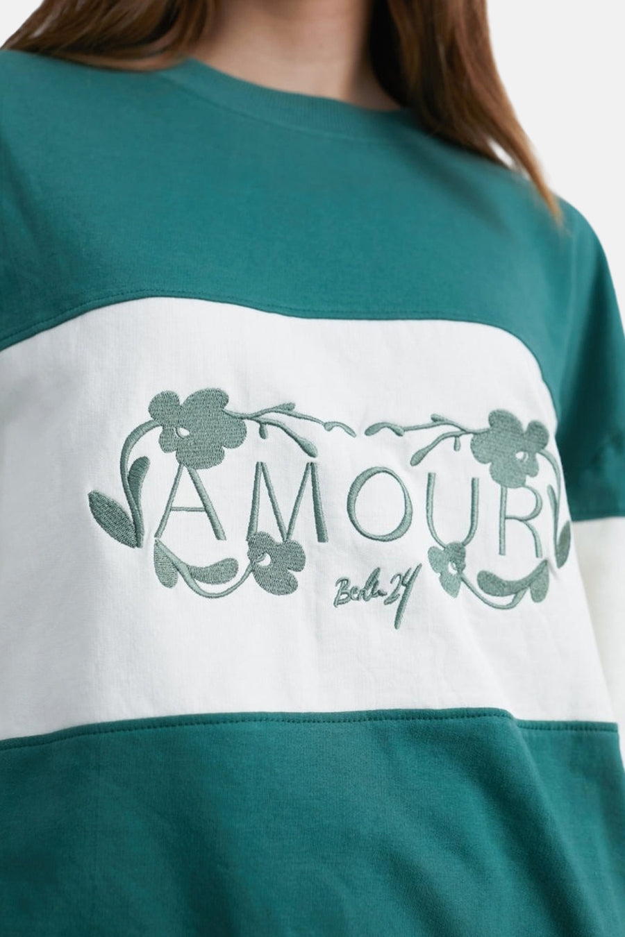 Sweater met ronde hals Groen - 24 colours GmbH