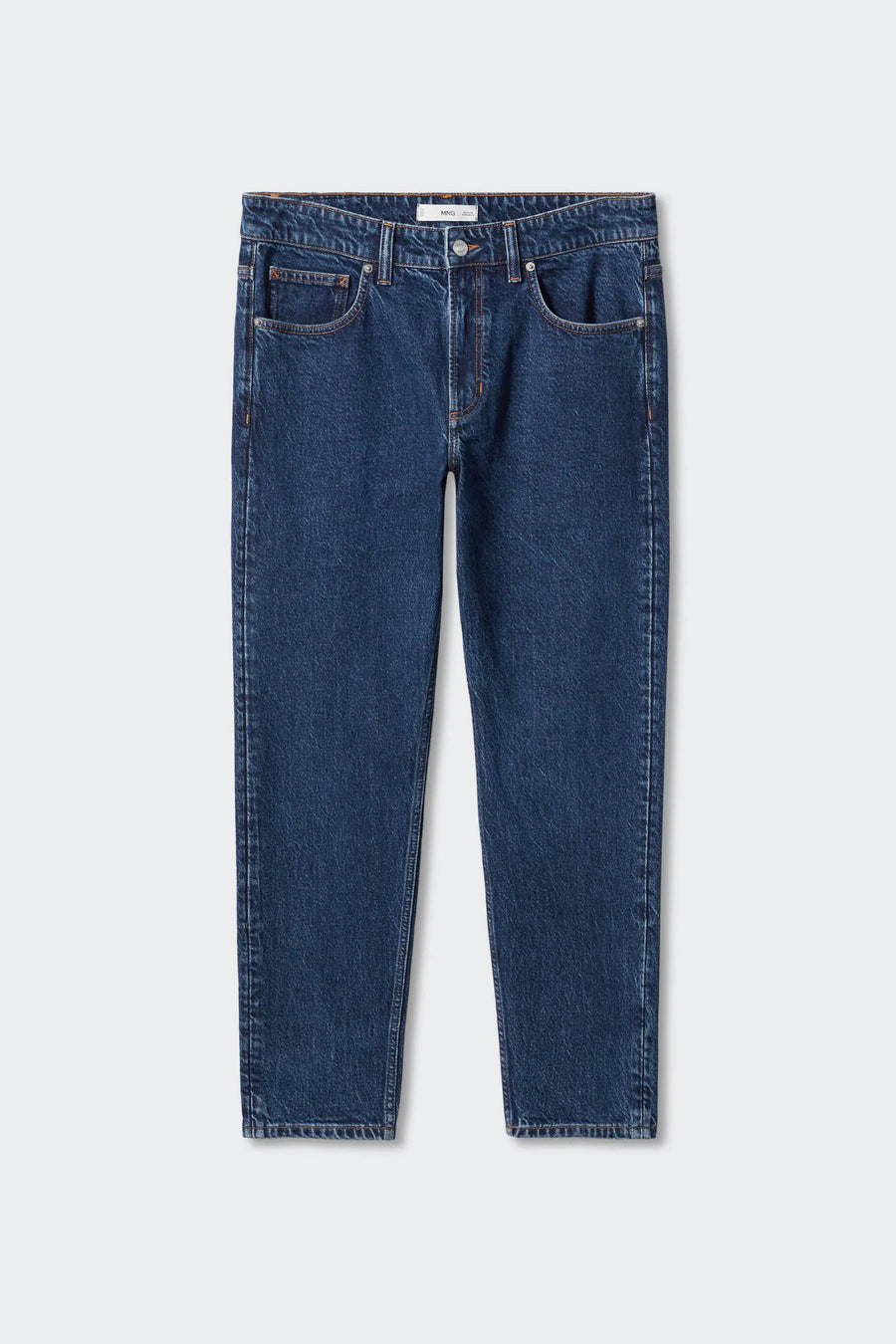 Jeans tapered Dark blue denim - Mango