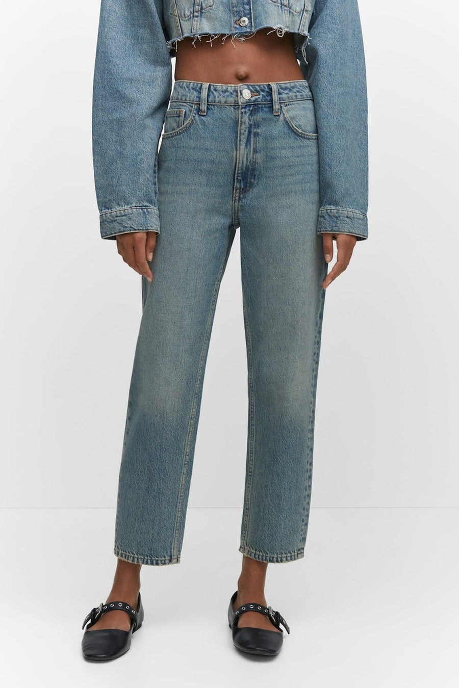 Mom Jeans Denim - Mango