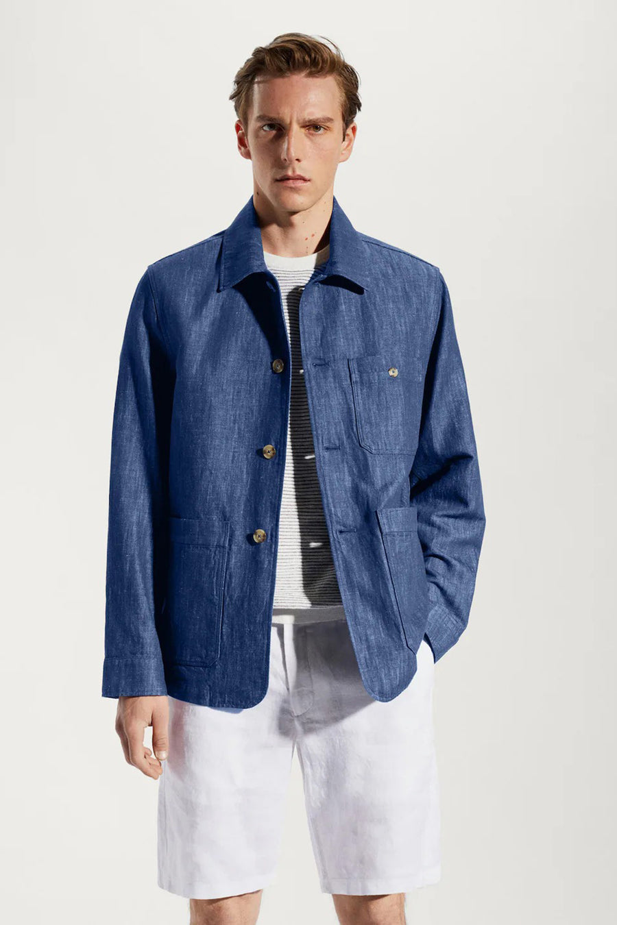 Jeansjas Blauw - Mango