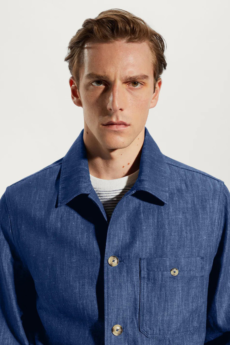 Jeansjas Blauw - Mango