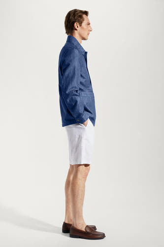 Jeansjas Blauw - Mango
