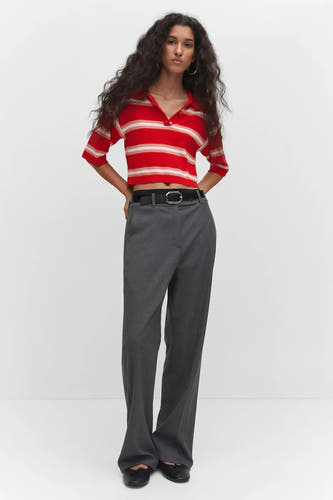 Trui met ronde hals Rood - Mango