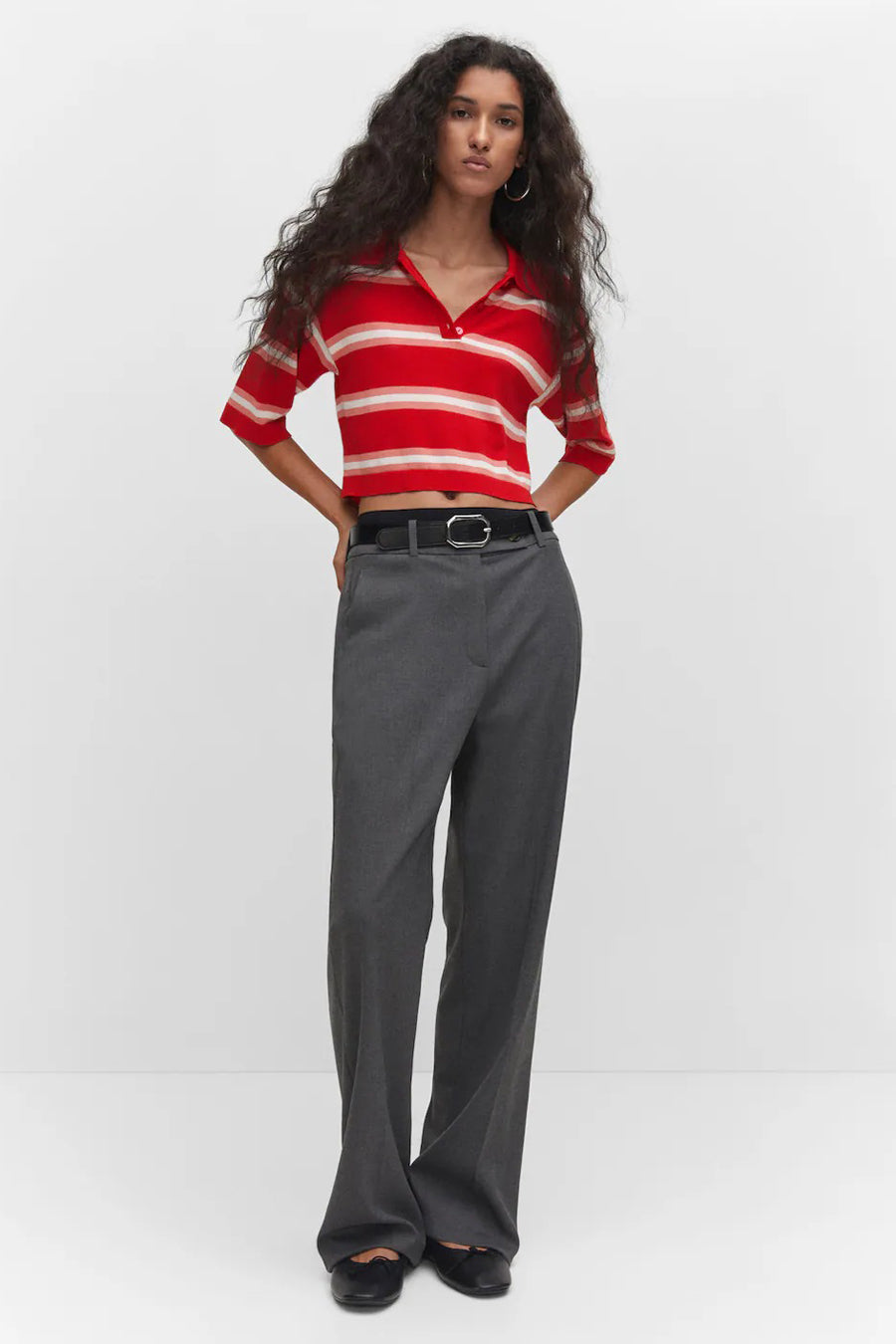 Trui met ronde hals Rood - Mango
