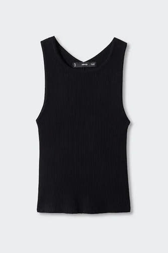Tanktop Zwart - Mango