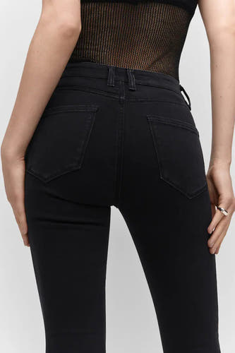 Jeans skinny Black denim - Mango