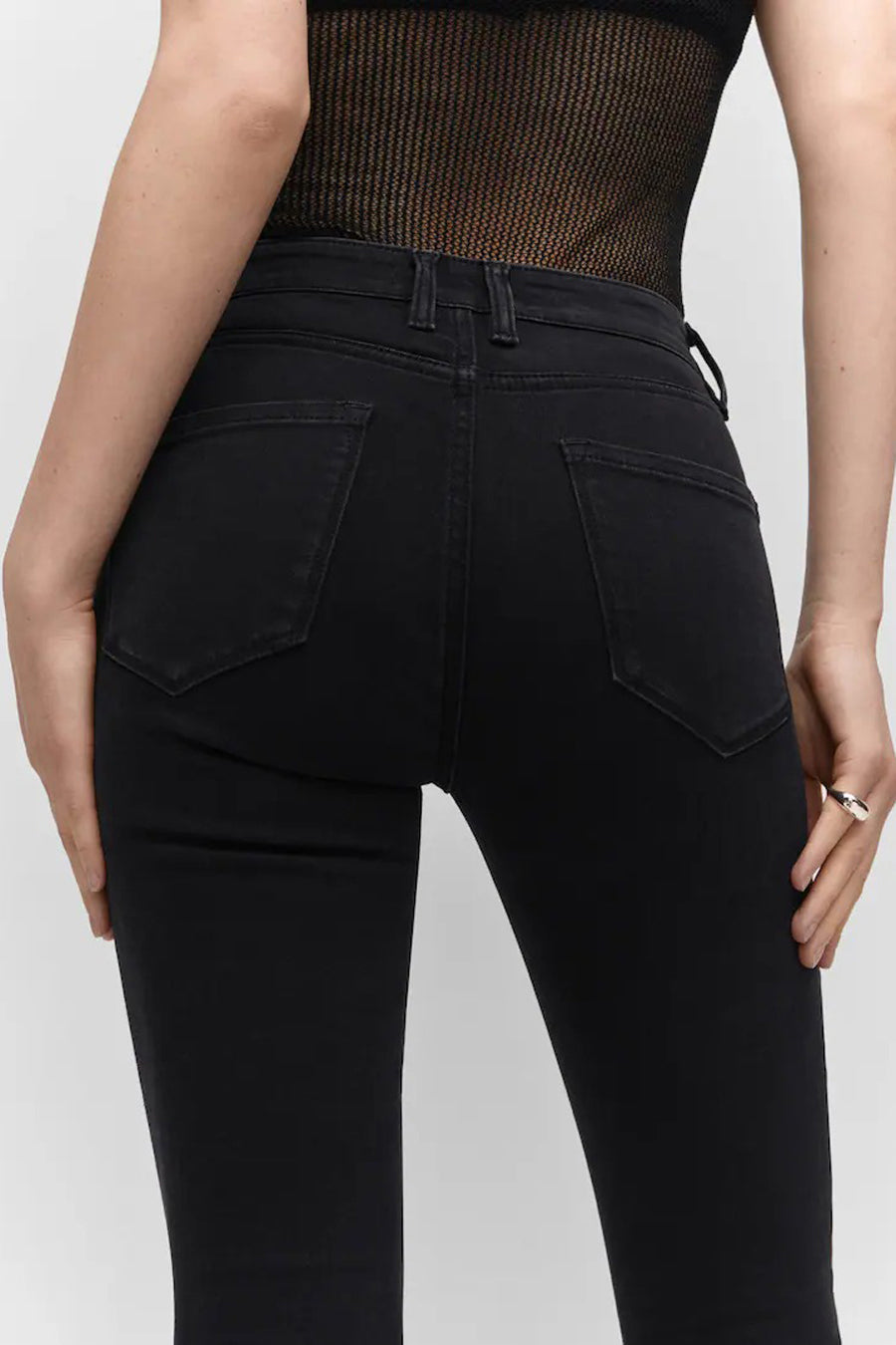 Jeans skinny Black denim - Mango