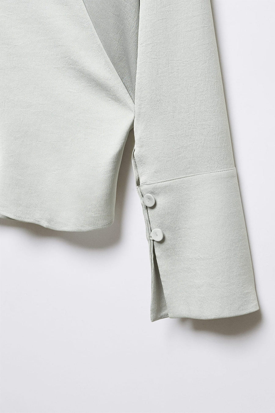 Hemd (lange mouwen) Zilver - Mango