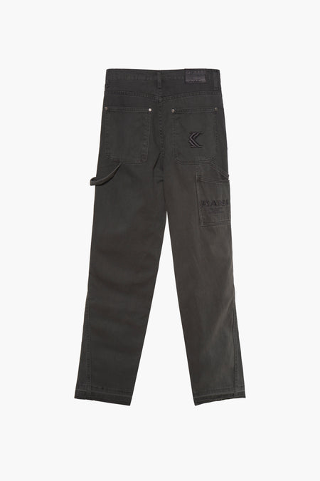 Jeans wide Groen - KARL KANI