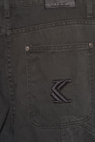 Jeans wide Groen - KARL KANI