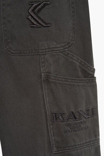Jeans wide Groen - KARL KANI