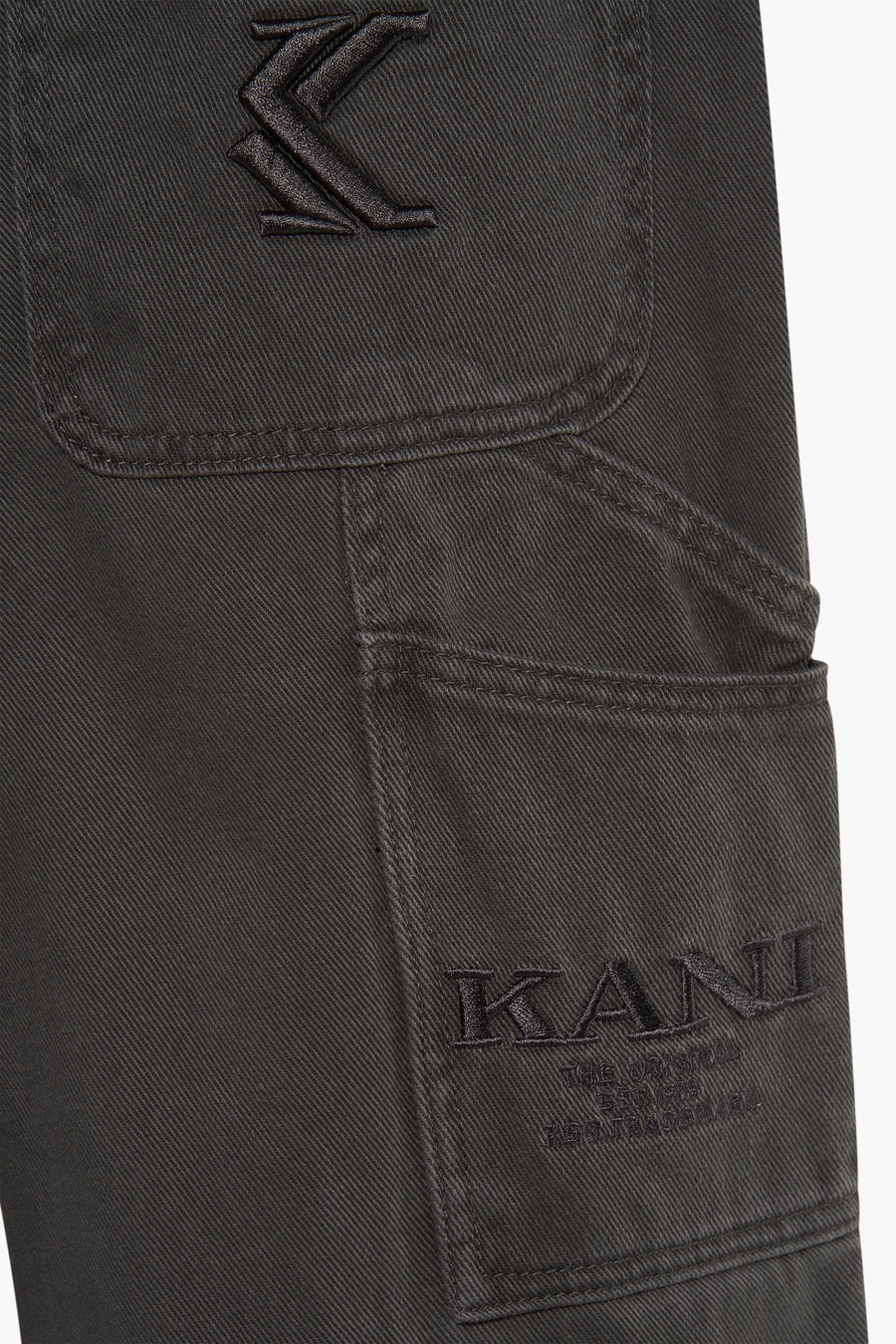 Jeans wide Groen - KARL KANI