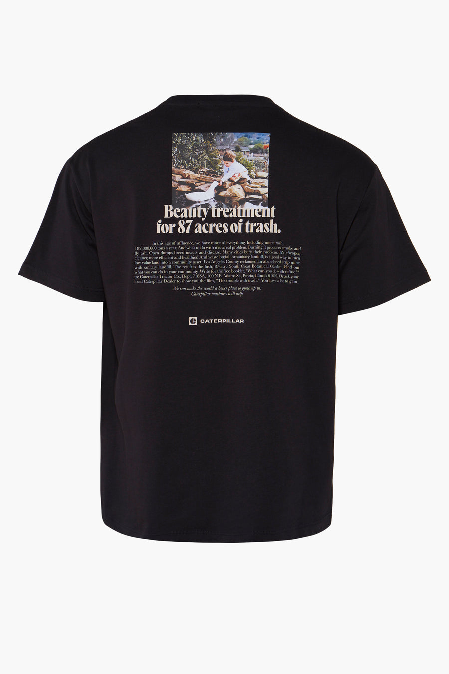 T-shirt (korte mouwen) Zwart - CATERPILLAR