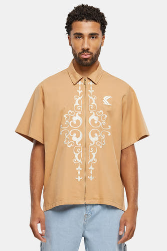 Hemd (korte mouwen) Beige - KARL KANI
