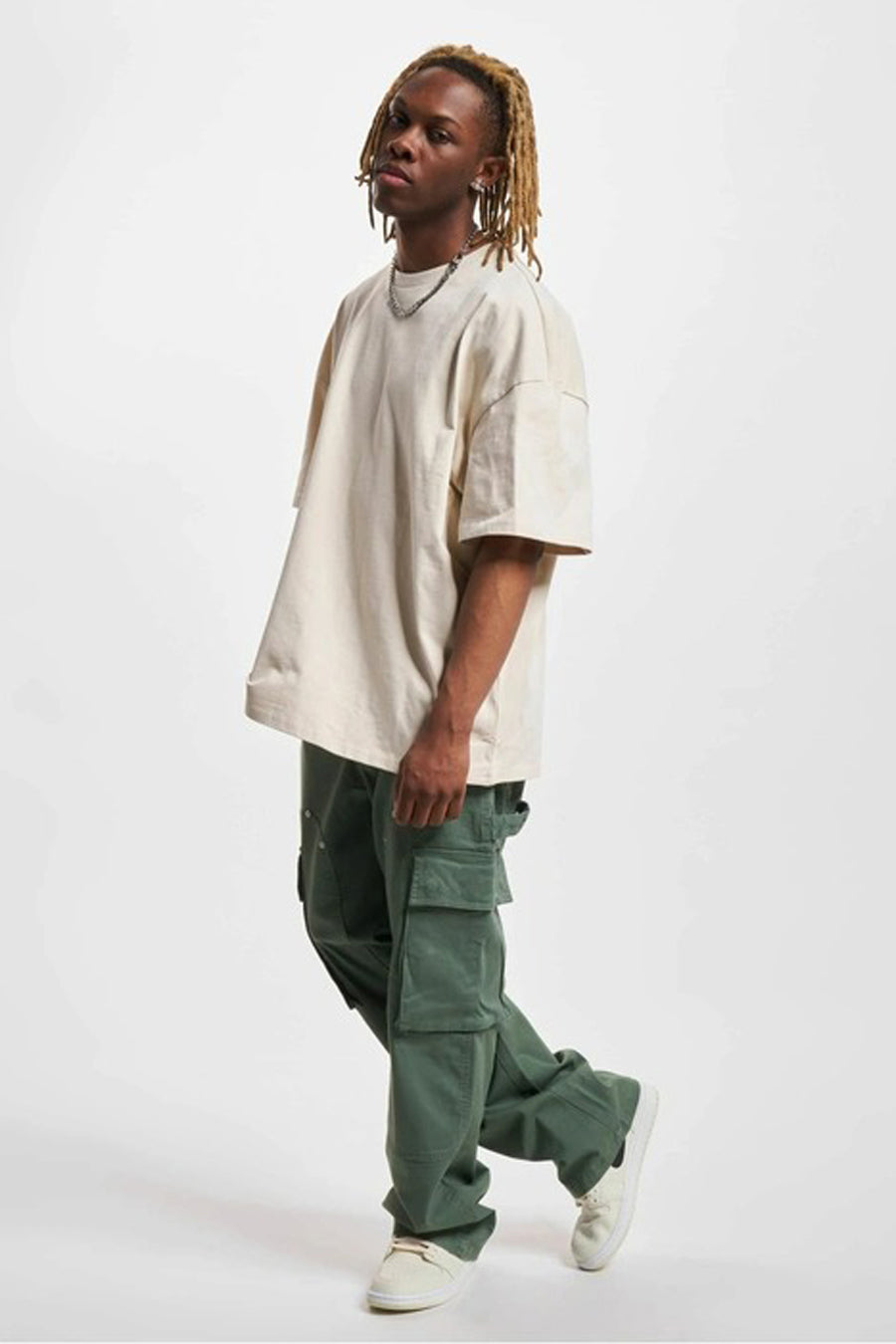 T-shirt (korte mouwen) Ecru - KARL KANI