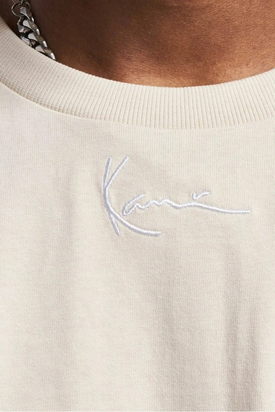 T-shirt (korte mouwen) Ecru - KARL KANI