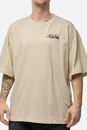 T-shirt (korte mouwen) Ecru - KARL KANI