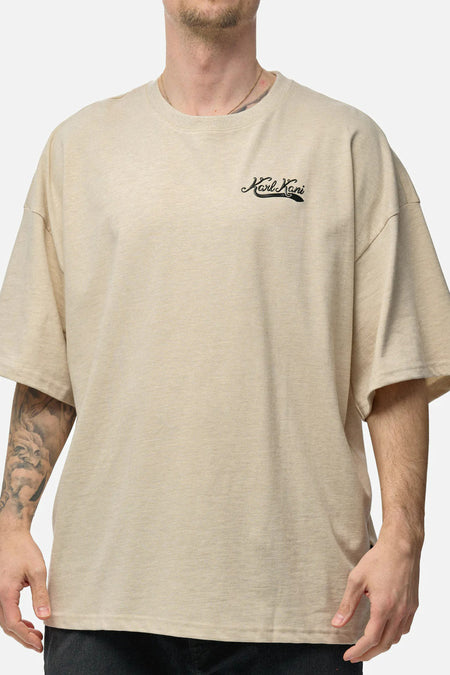T-shirt (korte mouwen) Ecru - KARL KANI