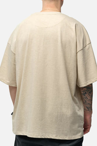 T-shirt (korte mouwen) Ecru - KARL KANI