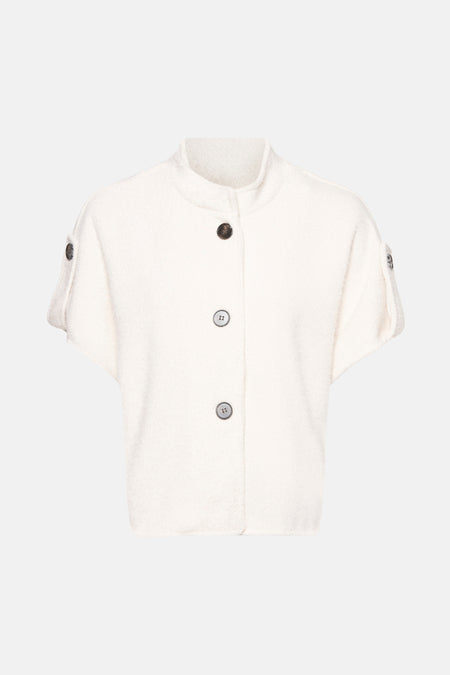 Cardigan Ecru - Terra di Siena