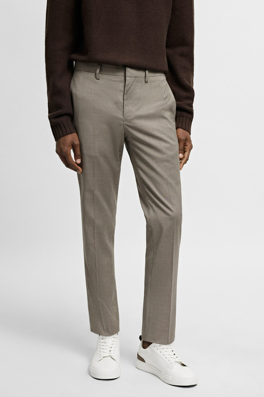 Kostuumbroek Beige - Mango