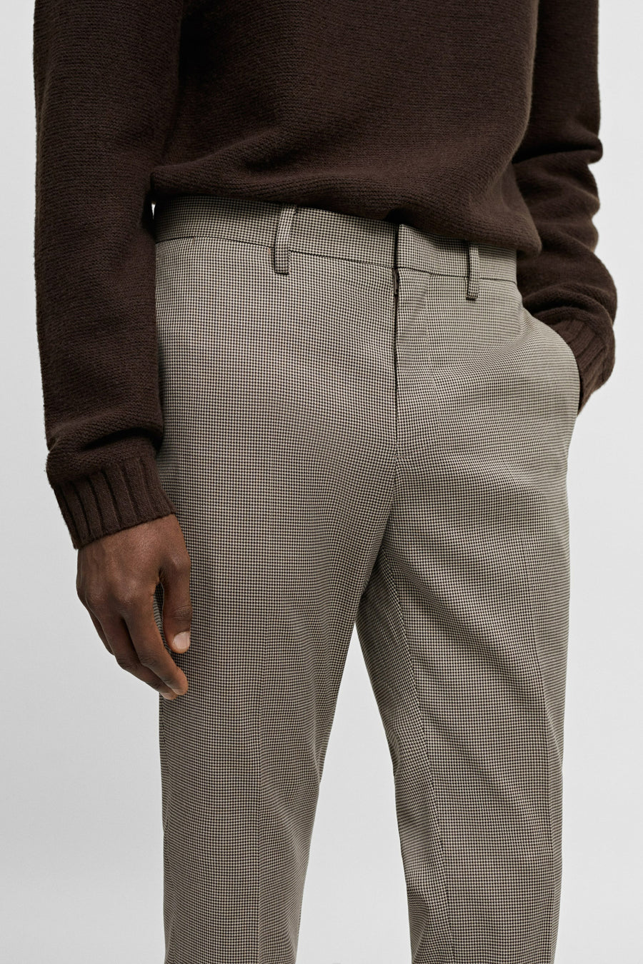 Kostuumbroek Beige - Mango