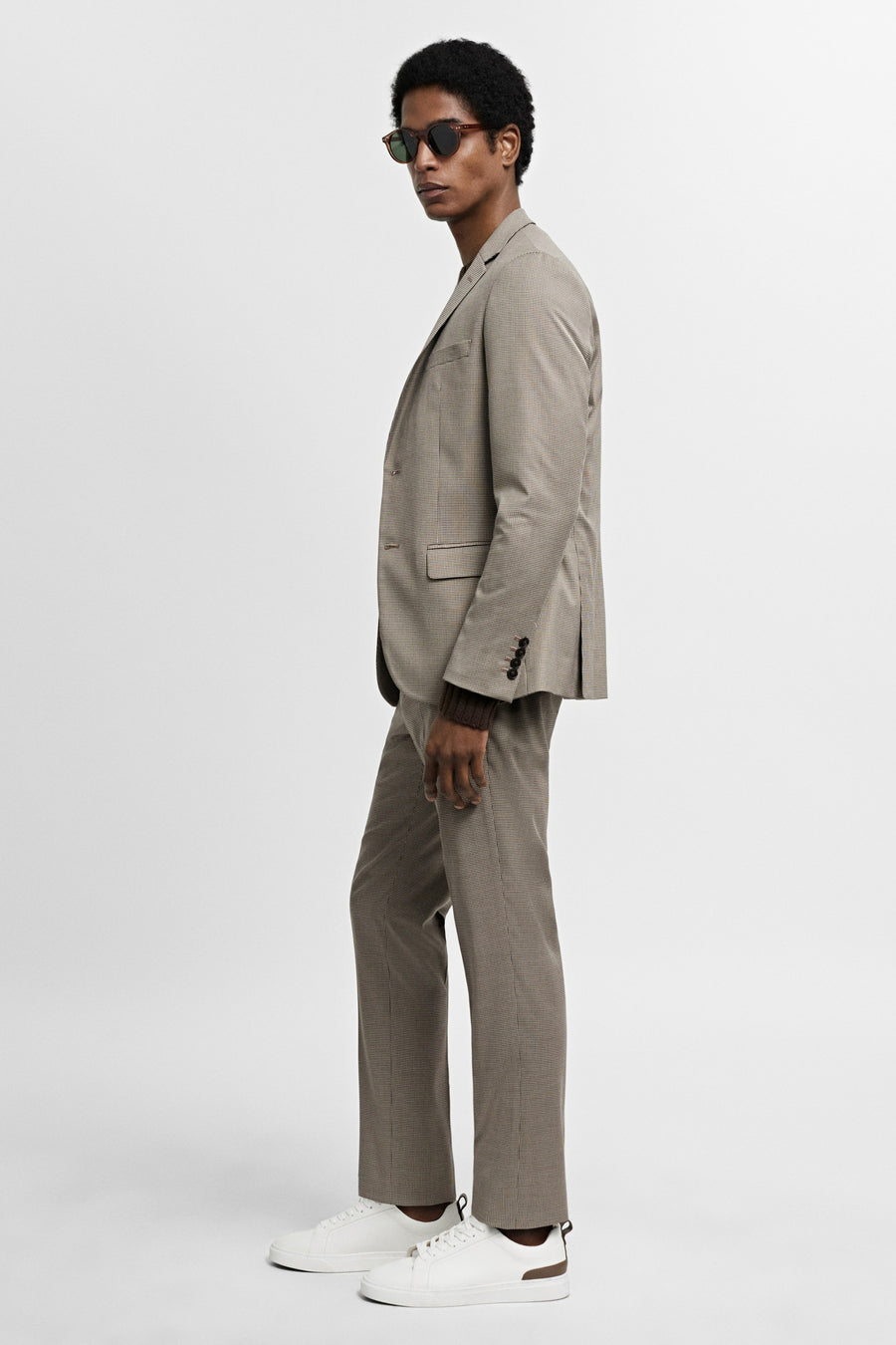 Kostuumbroek Beige - Mango