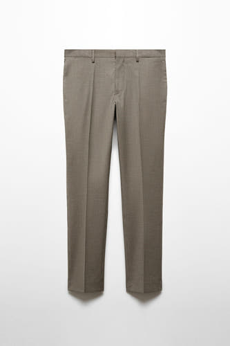 Kostuumbroek Beige - Mango