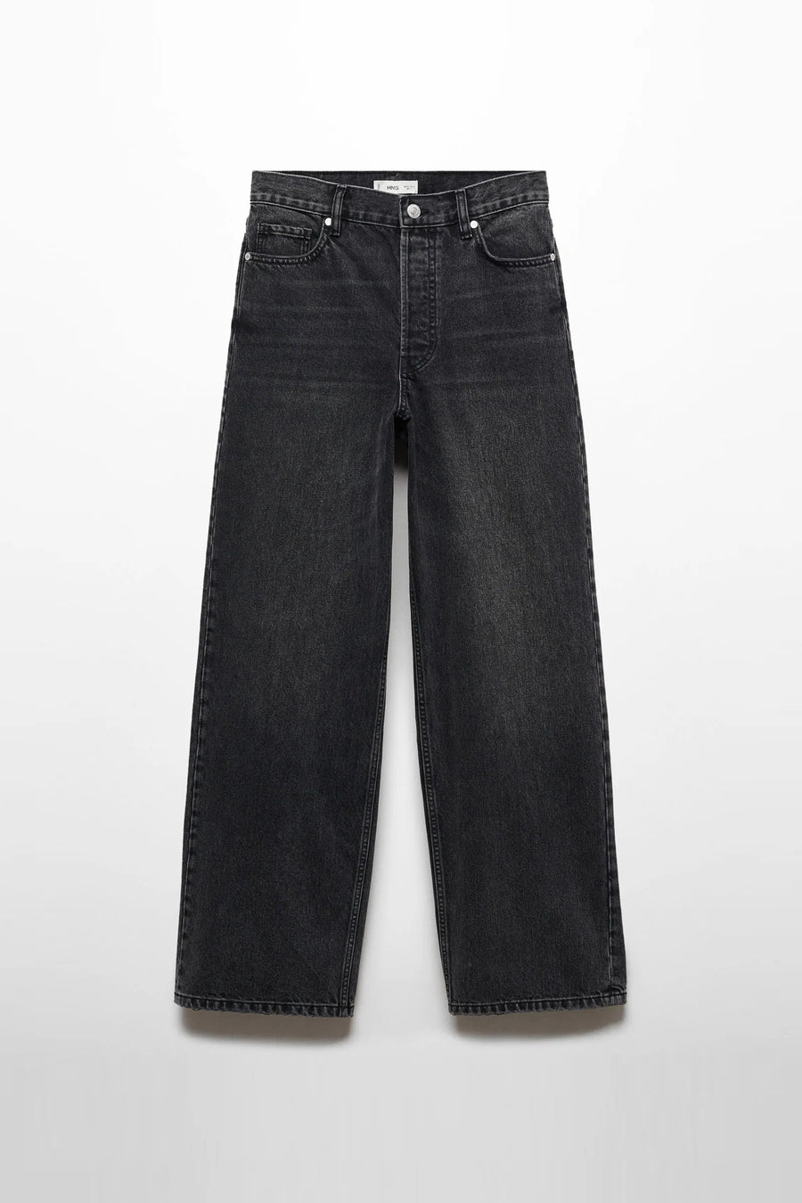 Jeans wide Zwart - Mango