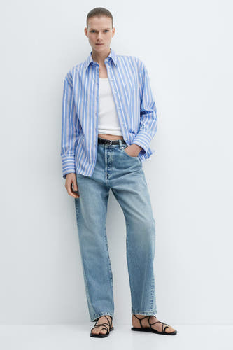 Hemd (lange mouwen) Blauw - Mango