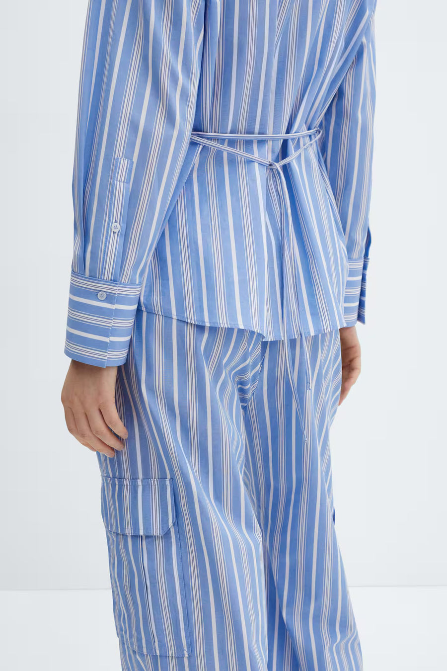 Hemd (lange mouwen) Blauw - Mango
