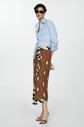 Rok 3/4 Bruin - Mango