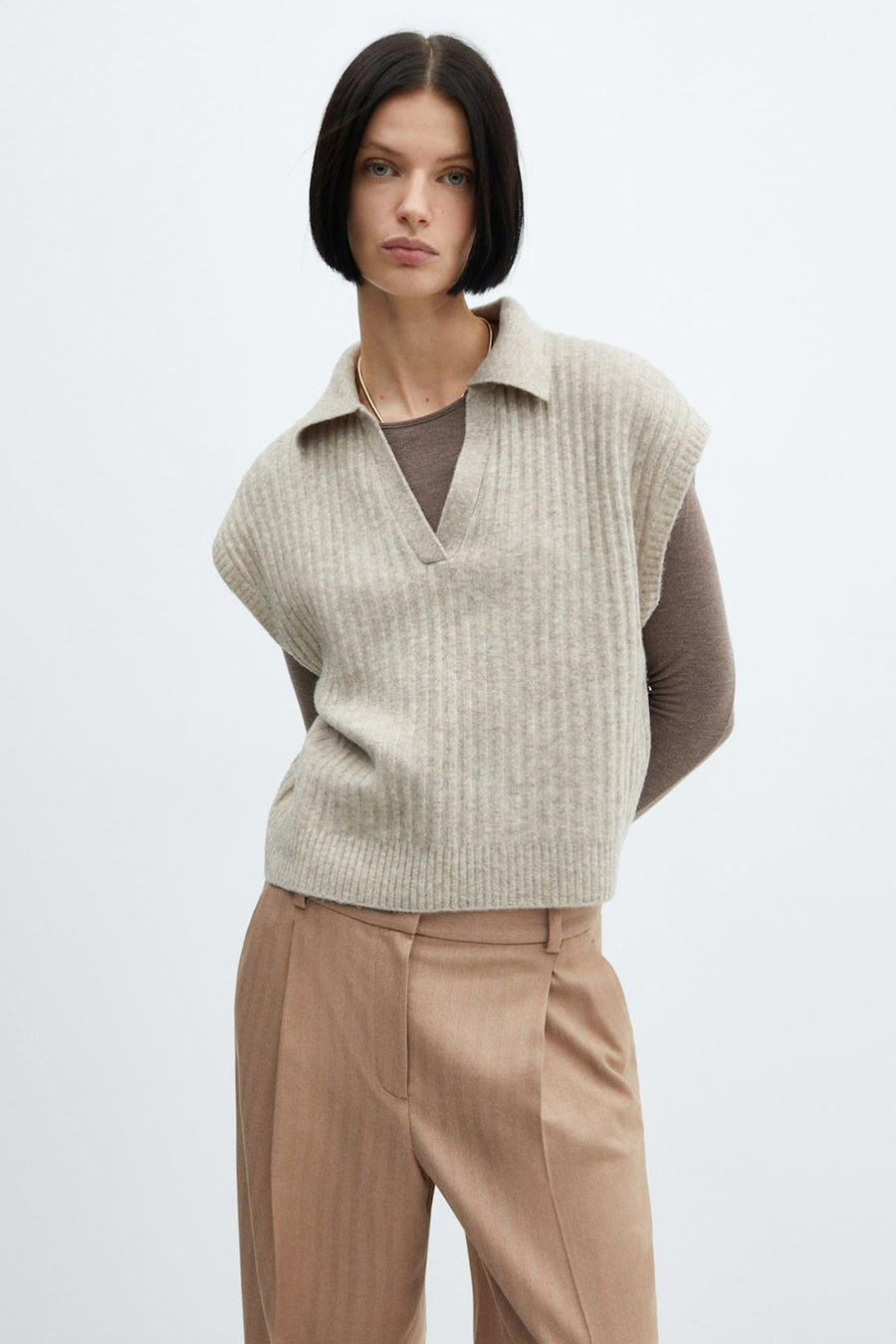 Broek Beige - Mango