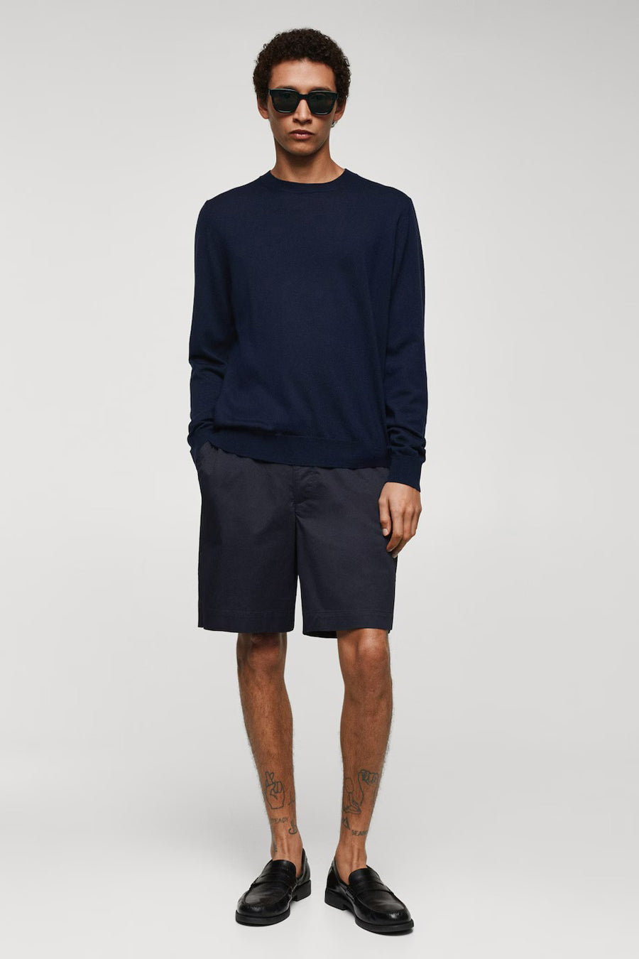 Short Blauw - Mango
