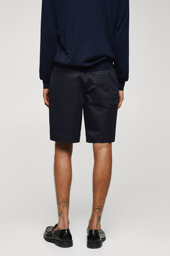 Short Blauw - Mango
