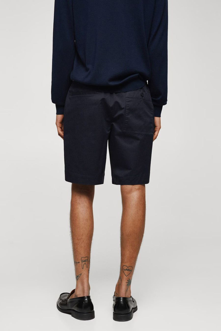 Short Blauw - Mango