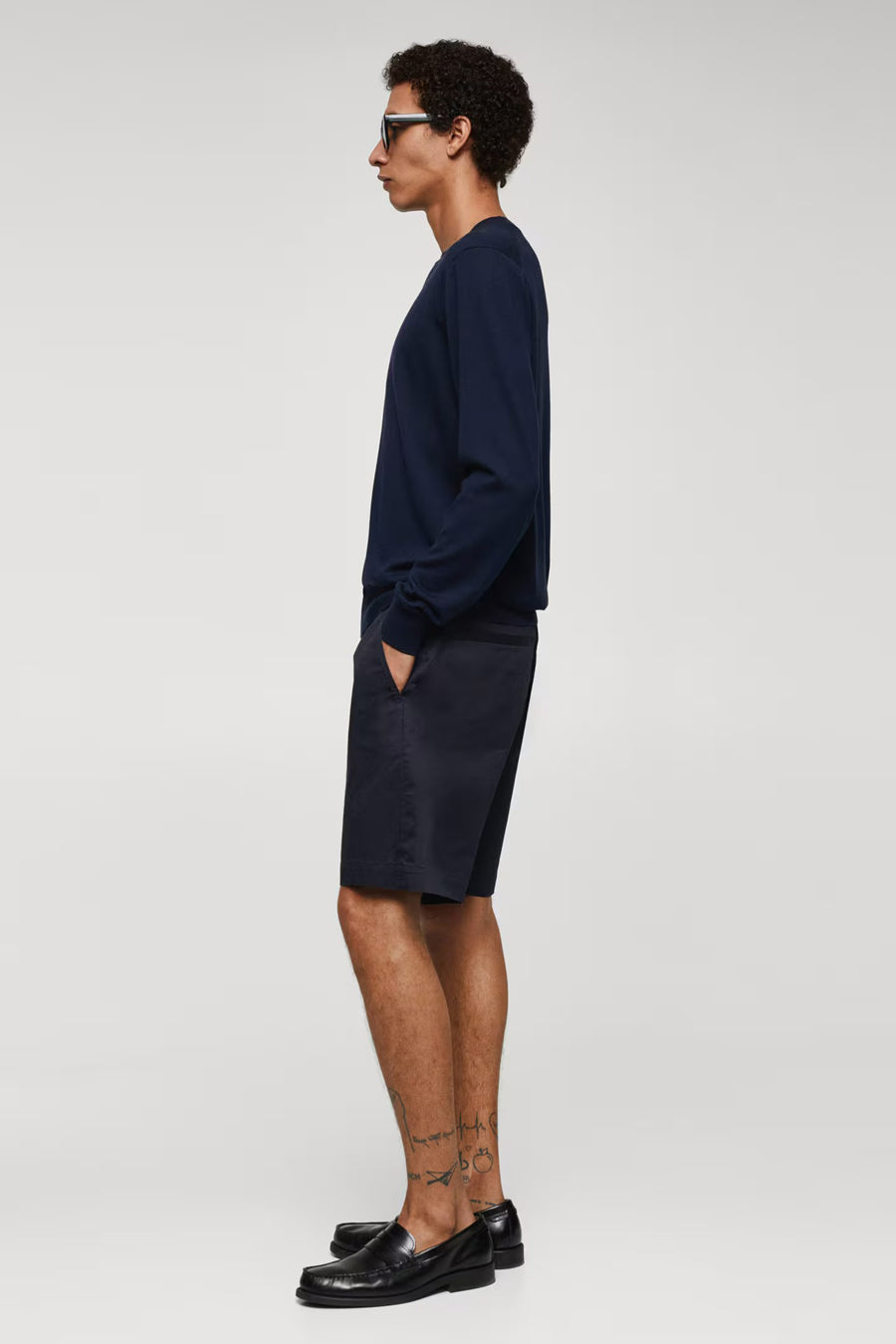 Short Blauw - Mango