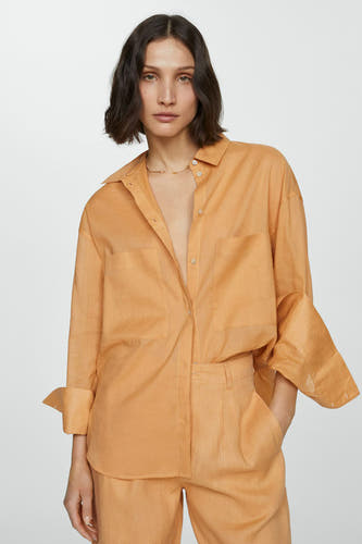 Hemd (lange mouwen) Oranje - Mango