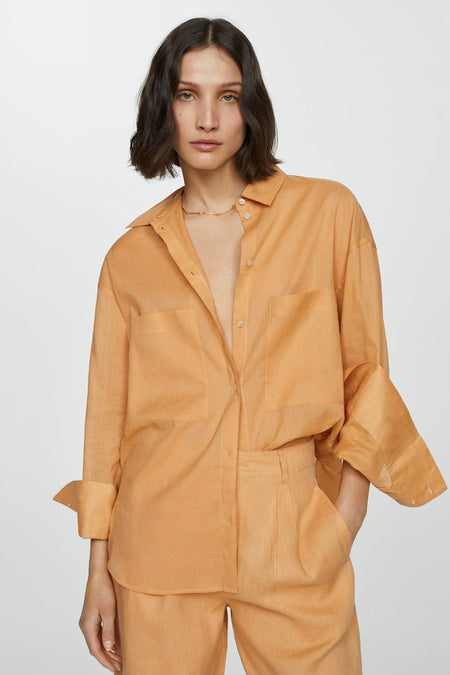 Hemd (lange mouwen) Oranje - Mango