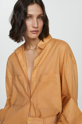 Hemd (lange mouwen) Oranje - Mango