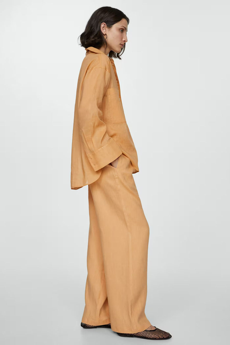 Hemd (lange mouwen) Oranje - Mango