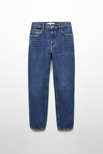Mom Jeans Dark blue denim - Mango