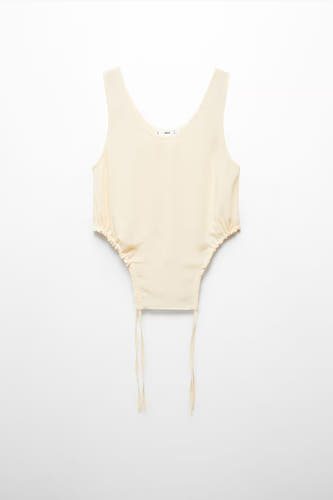 Blouse (zonder mouwen) Beige - Mango