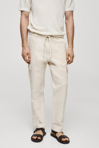 Broek Ecru - Mango